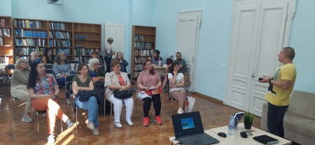 Иван Кръстев гостува в русенската библиотека